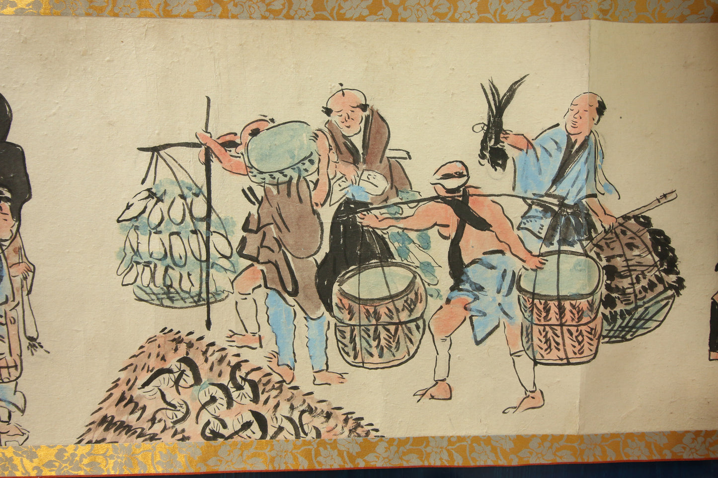 江戸時代の風俗絵巻 Edo jidai no fūzoku emaki - Edo customs, ca. 1825 - Watanabe Kazan 渡邊崋山 (1793-1841)