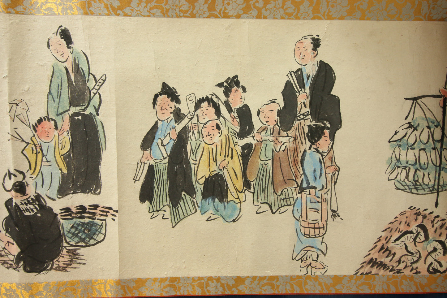 江戸時代の風俗絵巻 Edo jidai no fūzoku emaki - Edo customs, ca. 1825 - Watanabe Kazan 渡邊崋山 (1793-1841)