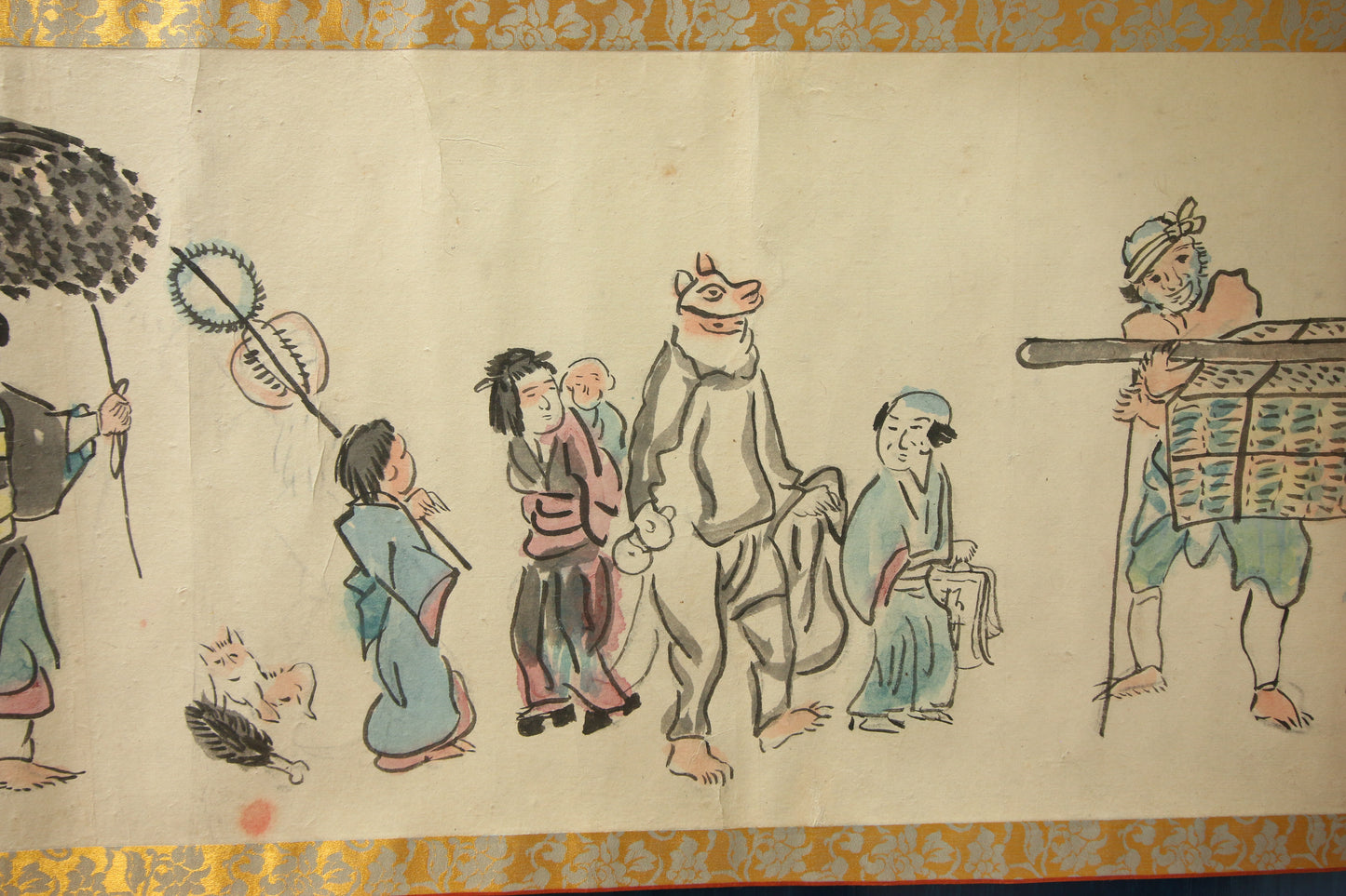 江戸時代の風俗絵巻 Edo jidai no fūzoku emaki - Edo customs, ca. 1825 - Watanabe Kazan 渡邊崋山 (1793-1841)