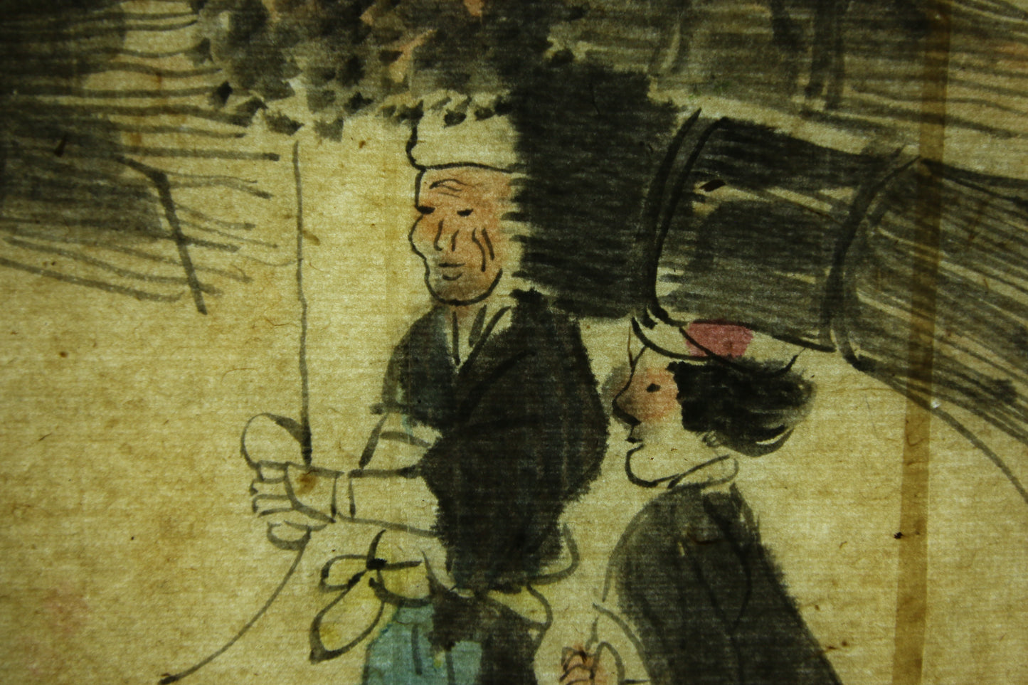 江戸時代の風俗絵巻 Edo jidai no fūzoku emaki - Edo customs, ca. 1825 - Watanabe Kazan 渡邊崋山 (1793-1841)