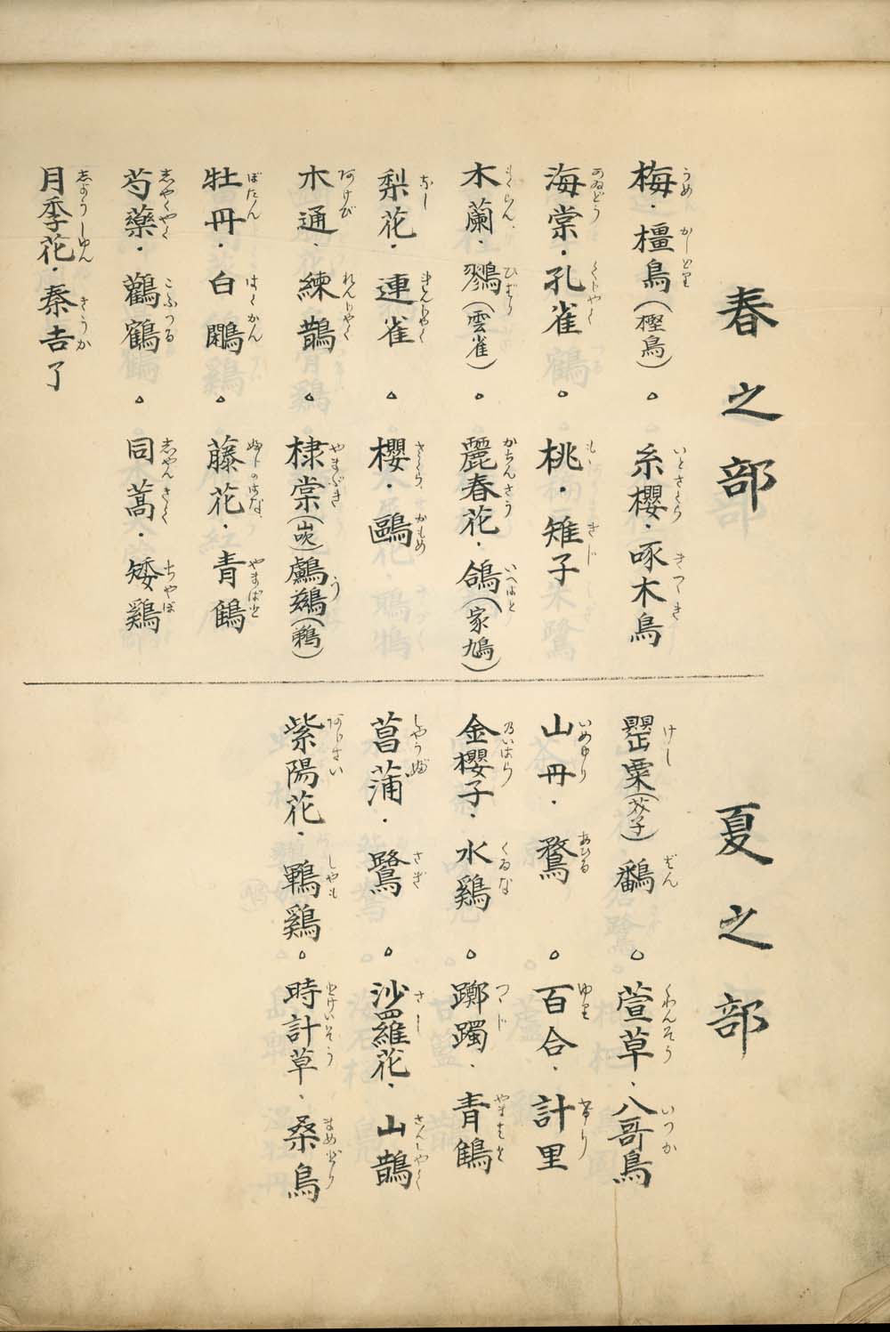 Bairei kachō gafu 梅嶺花鳥画譜 - Kōno Bairei 幸野 楳嶺 1844 – 1895 - 50 designs