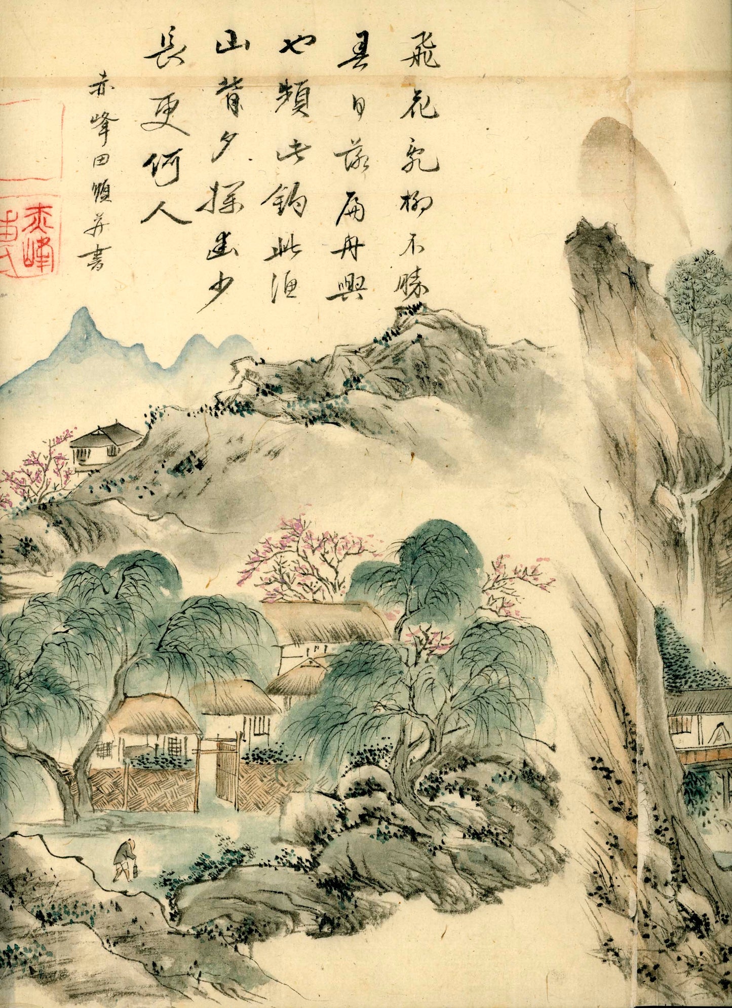 Emakimono, 8 scenic views of China, unknown painter, ca 1880