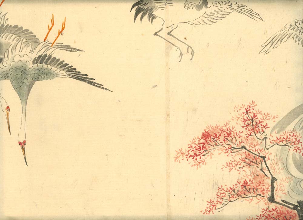 2 emakimono scrolls