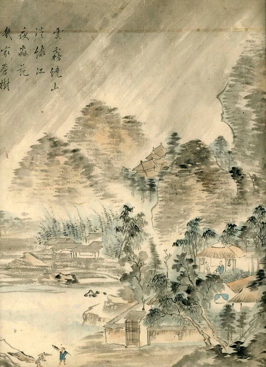 Emakimono, 8 scenic views of China, unknown painter, ca 1880