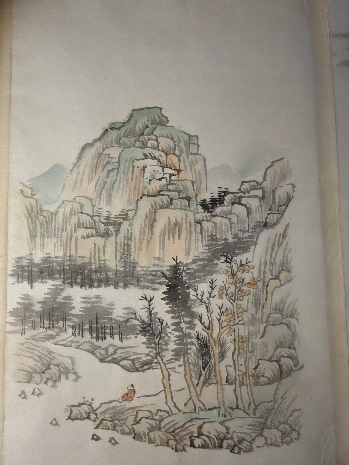 4 emakimono scrolls, ink on paper, Meiji period