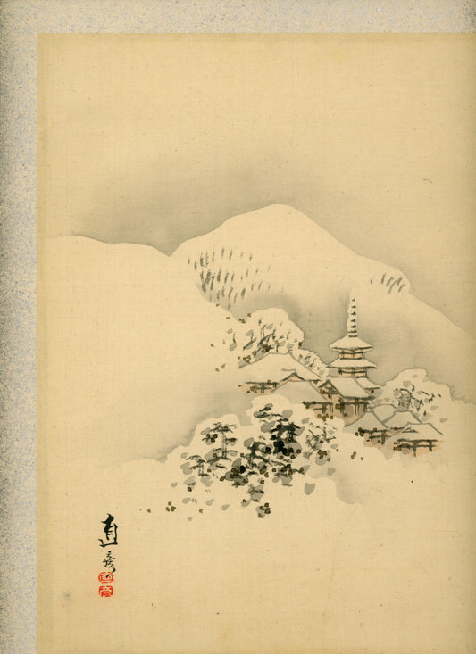 四季山水図 4 Seasons Landscapes / 熊谷 直彦 Kumagai Naohiko 1829-1913