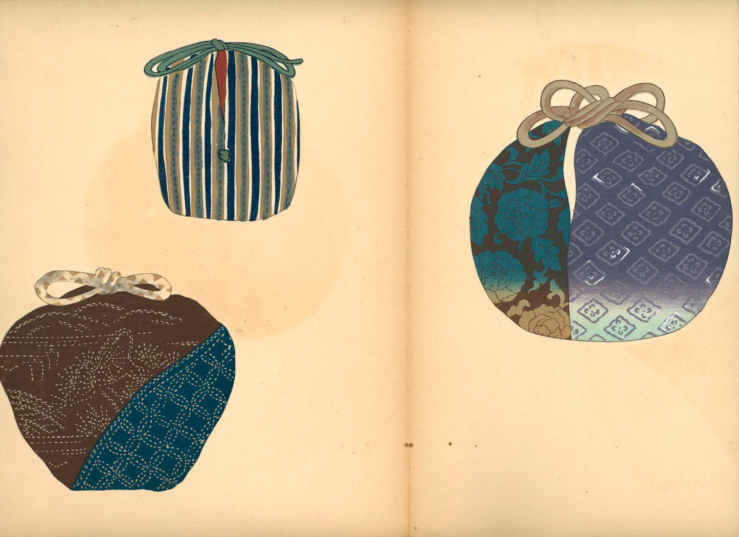 錦袋帖 Nishiki fukuro-choi - A bag of Nishiki designs, Unsodo - 1921 (Taisho 10) / Shimomura Tamahiro (下村玉廣)