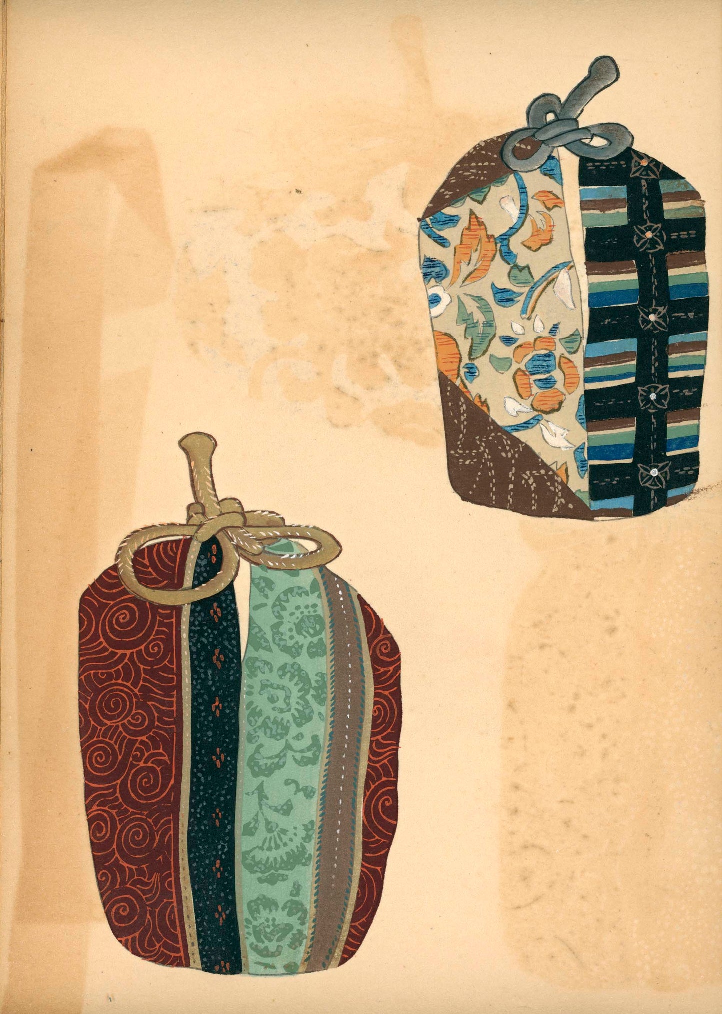 錦袋帖 Nishiki fukuro-choi - A bag of Nishiki designs, Unsodo - 1921 (Taisho 10) / Shimomura Tamahiro (下村玉廣)