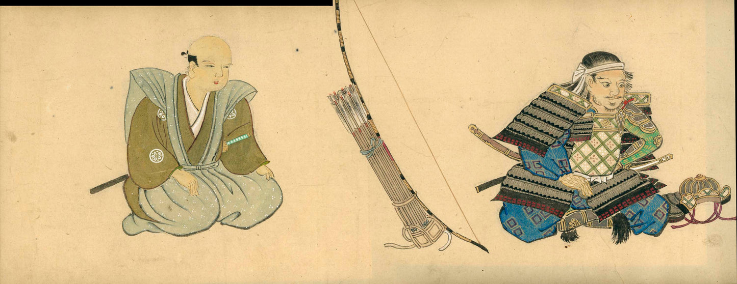 Emakimono scroll 絵巻物 虫と鳥影 Mushi to choei - Insects and shadows of birds - Unknown, after Taki Katei (瀧和亭 1830 – 1901)