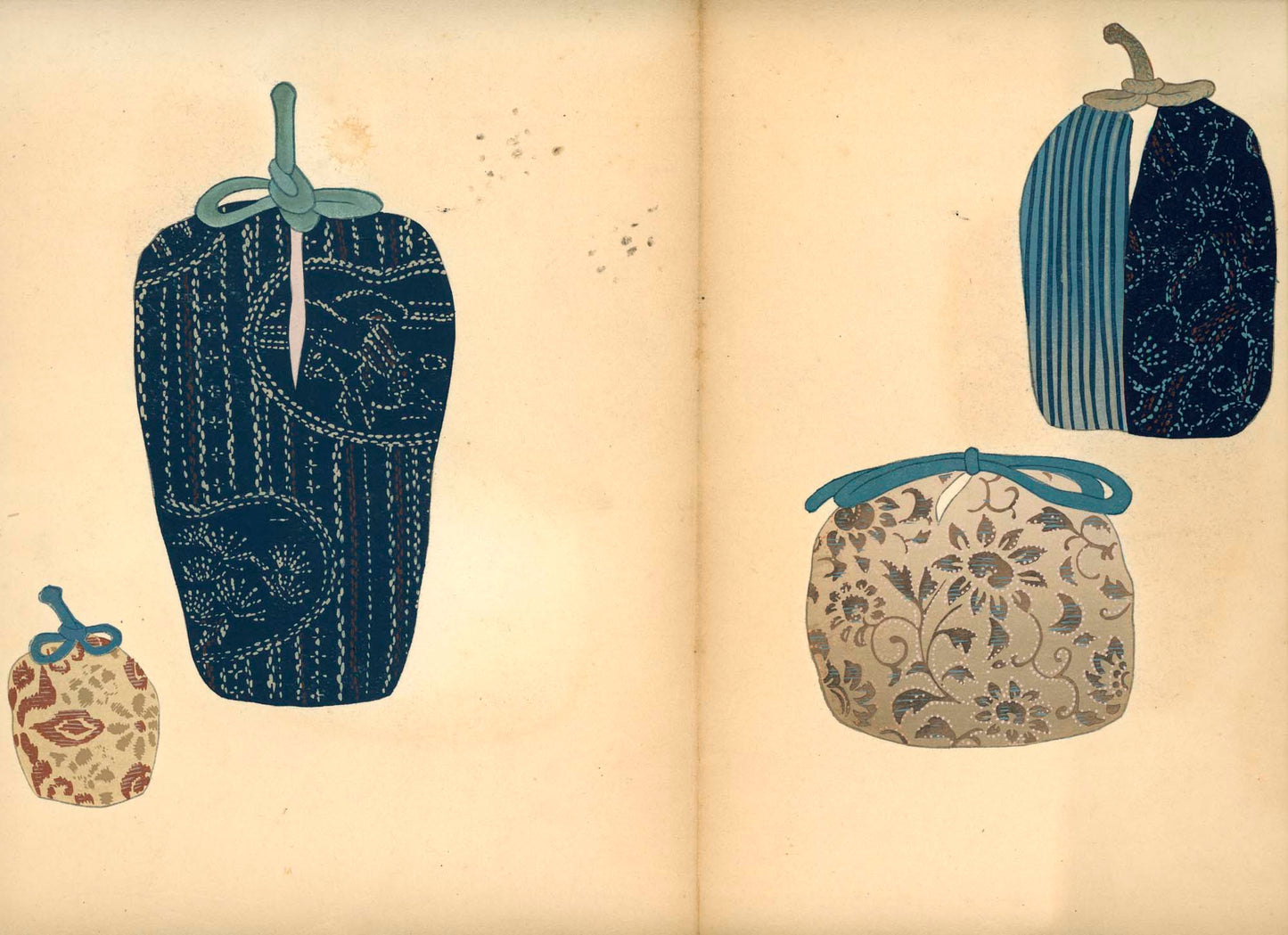 錦袋帖 Nishiki fukuro-choi - A bag of Nishiki designs, Unsodo - 1921 (Taisho 10) / Shimomura Tamahiro (下村玉廣)