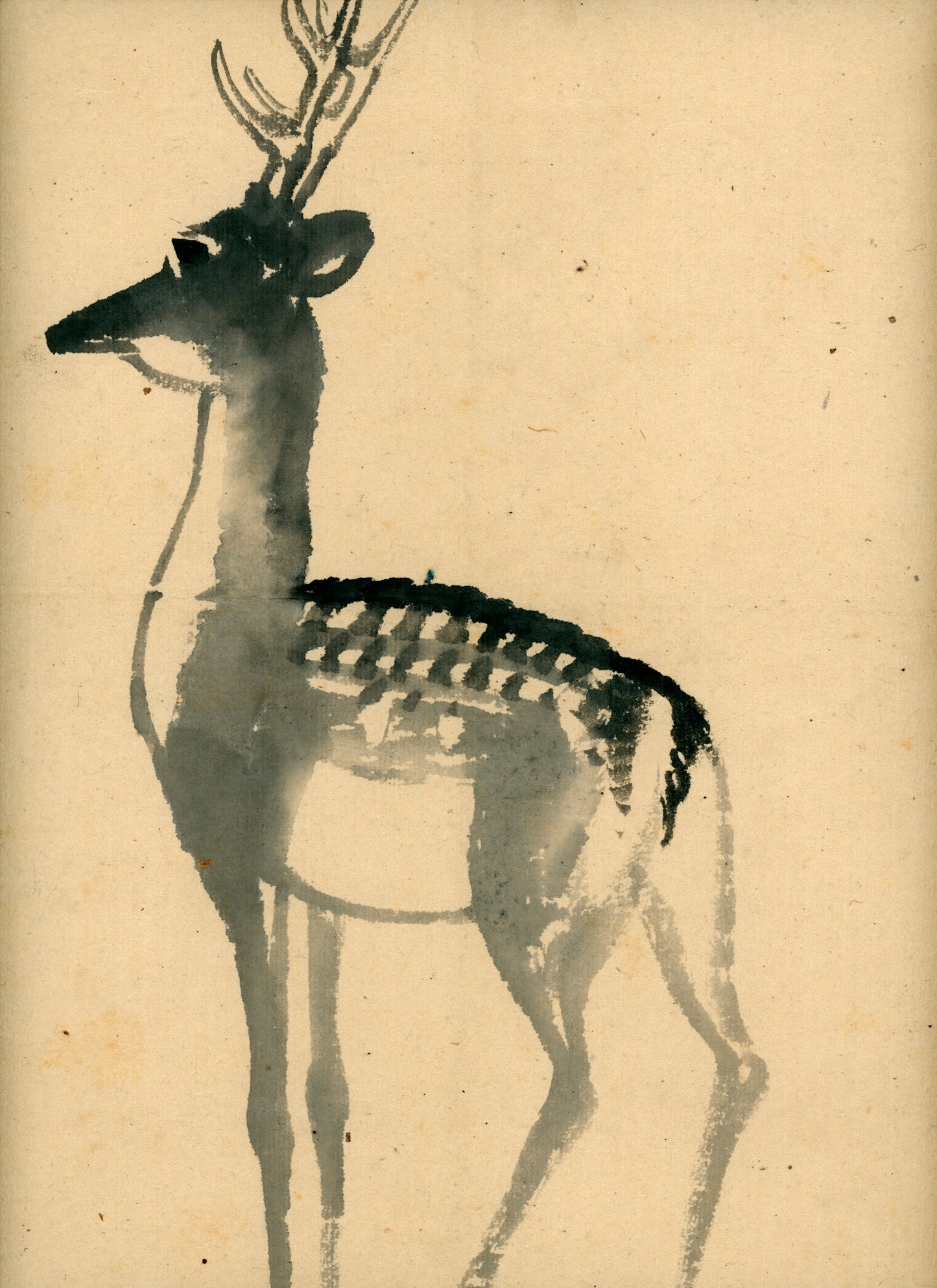 Matsukichi Shōkei (松吉樵渓) ?-1870, long emakimono  "Collection of Painting Models by the Late Master Shōkei Matsukichi"