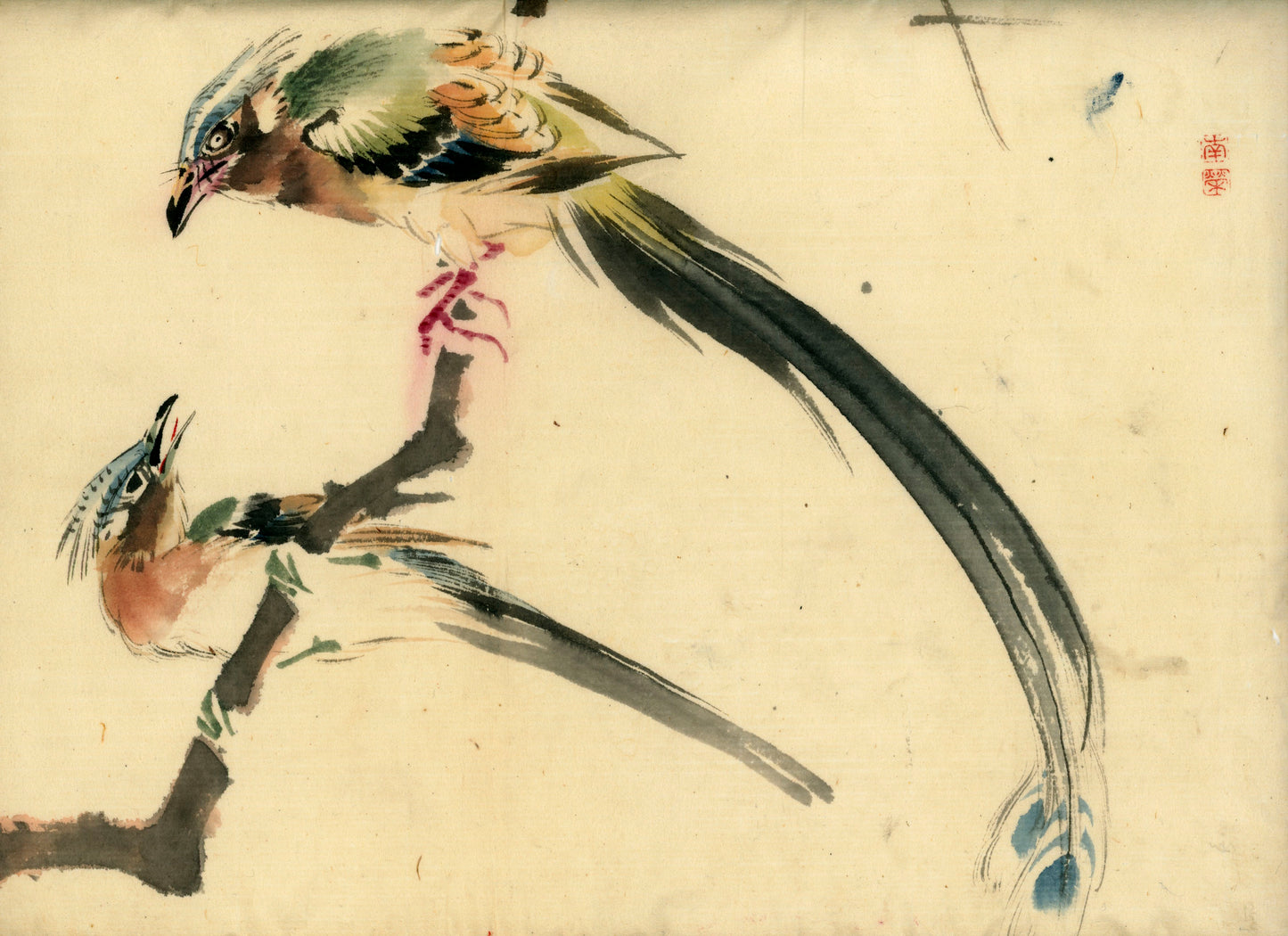 2 emakimono scrolls 花鳥畫 / 1 kakejiku scroll Kimura Ritsurei (1887-1955) 木村立嶺