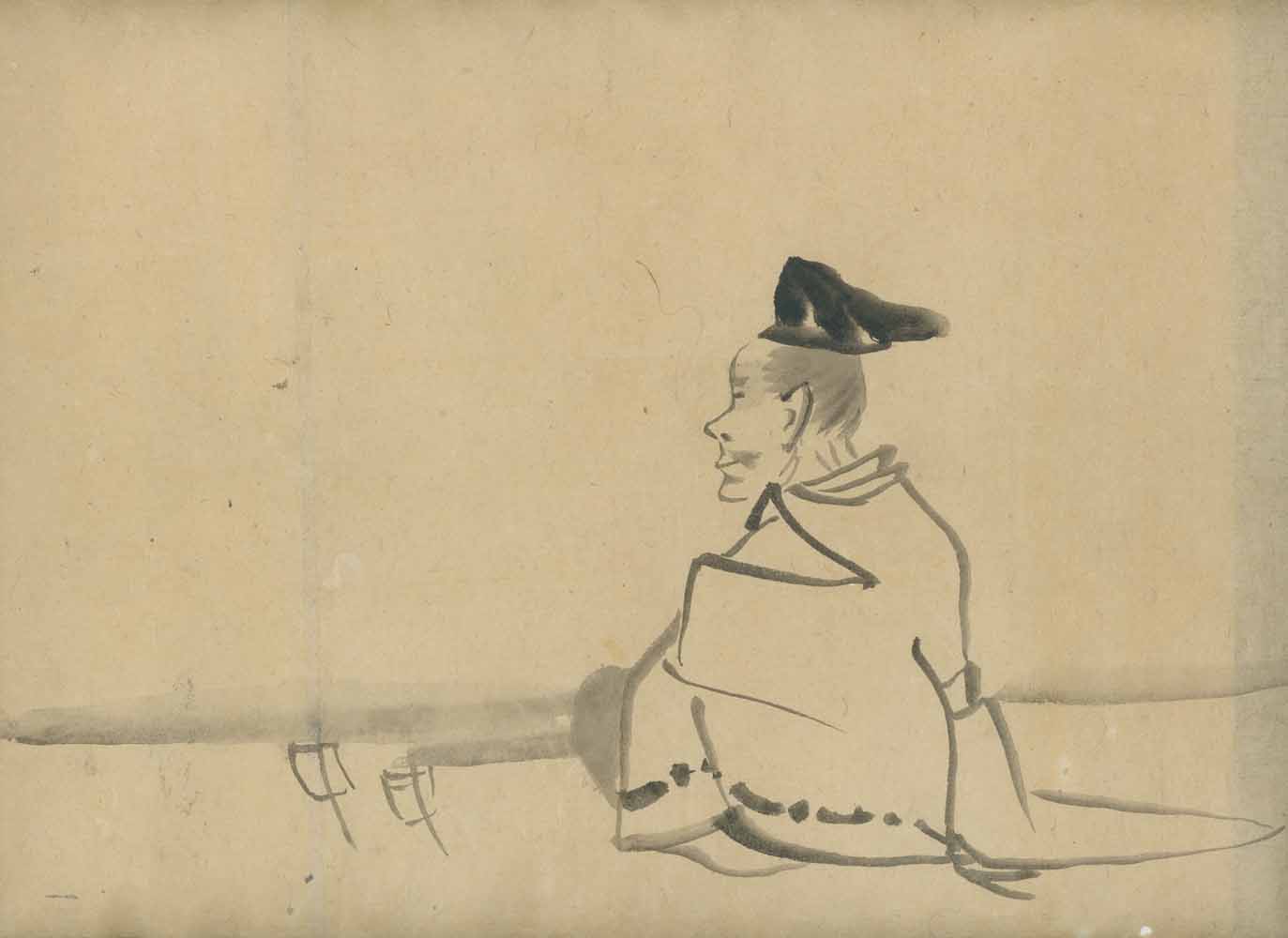 Emakimono scroll 絵巻 - 池大雅 Ike no Taiga, ca. 1760