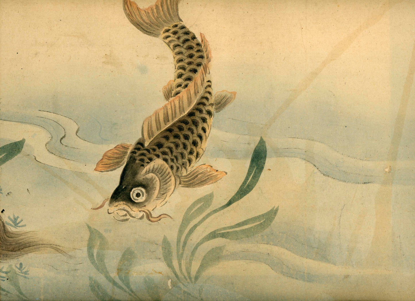 Emakimono scroll 絵巻物 虫と鳥影 Mushi to choei - Insects and shadows of birds - Unknown, after Taki Katei (瀧和亭 1830 – 1901)