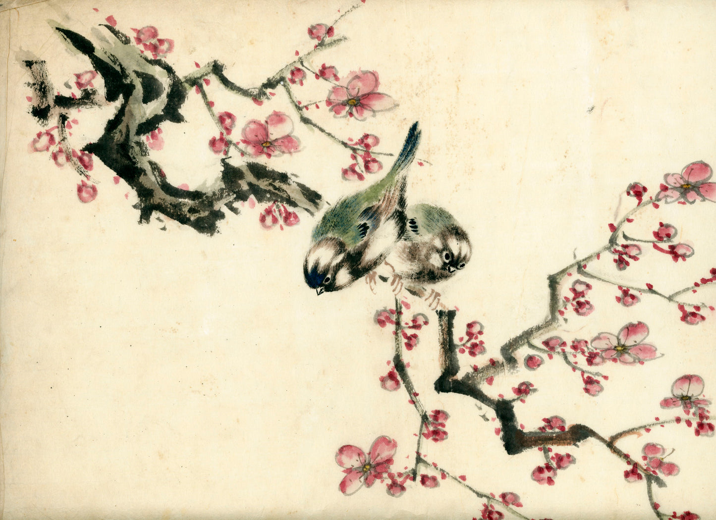 2 emakimono scrolls 花鳥畫 / 4 kakejiku scrolls  Goto Shugai 1886-? 後藤秋崖
