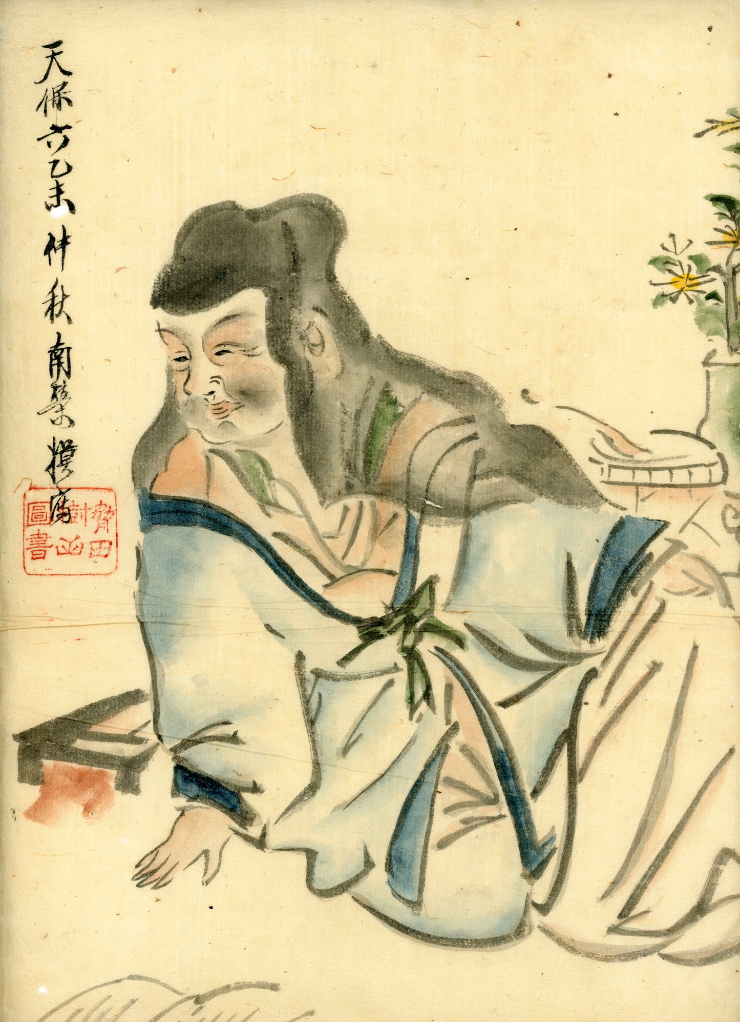 70 handpainted scenes, 28x40 cm, ca. Tenpo era (1840)