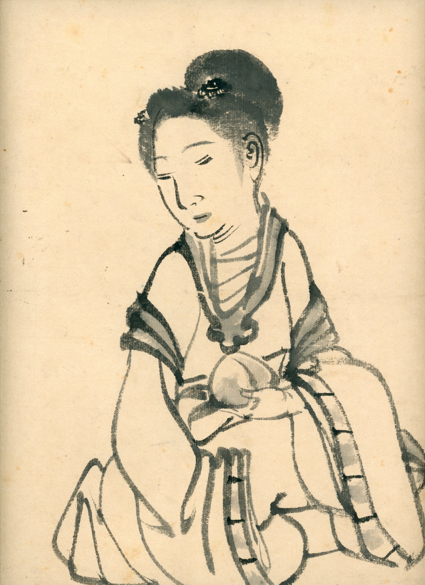 Matsukichi Shōkei (松吉樵渓) ?-1870, long emakimono  "Collection of Painting Models by the Late Master Shōkei Matsukichi"