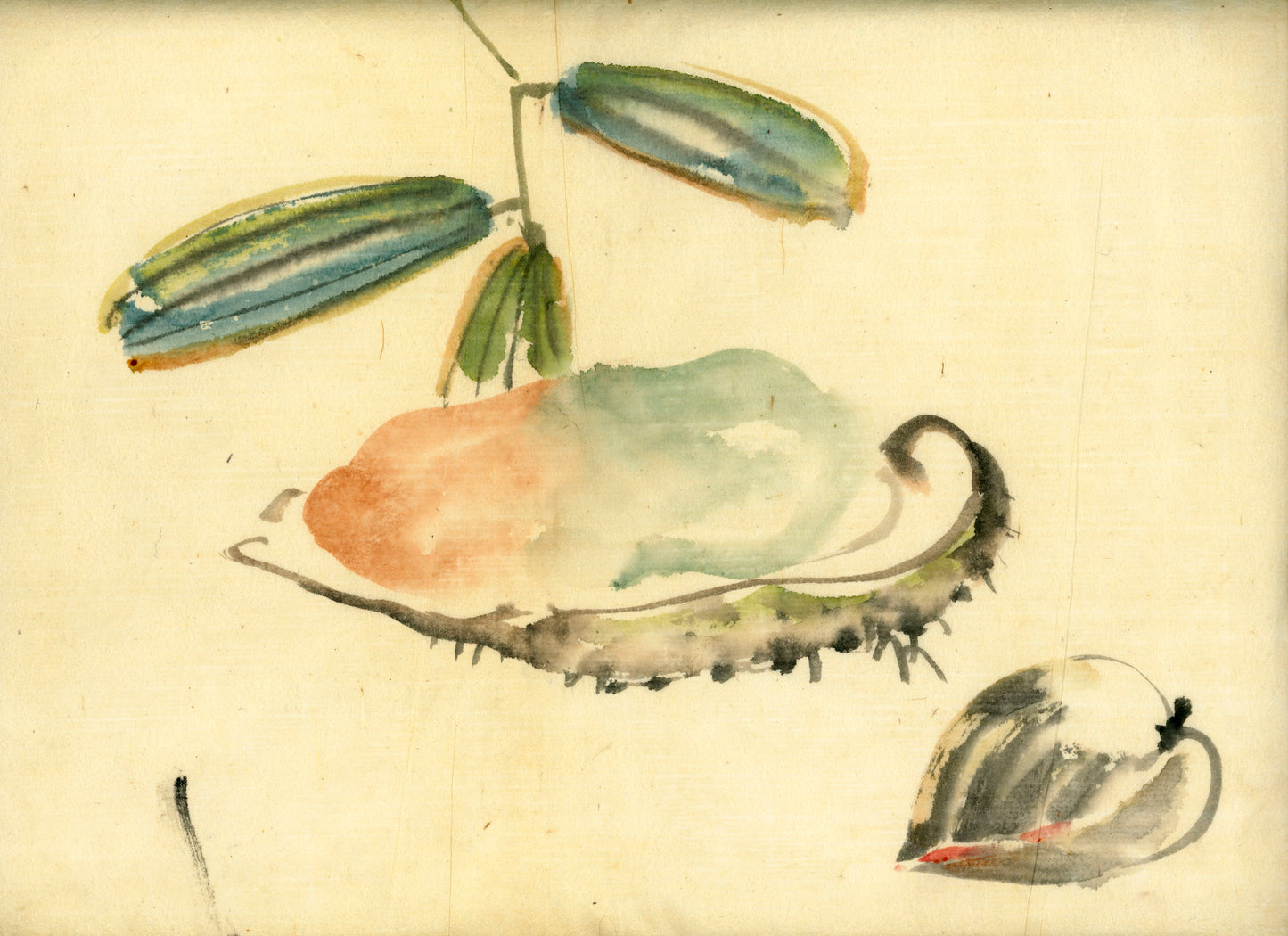 2 emakimono scrolls 花鳥畫 / 4 kakejiku scrolls  Goto Shugai 1886-? 後藤秋崖