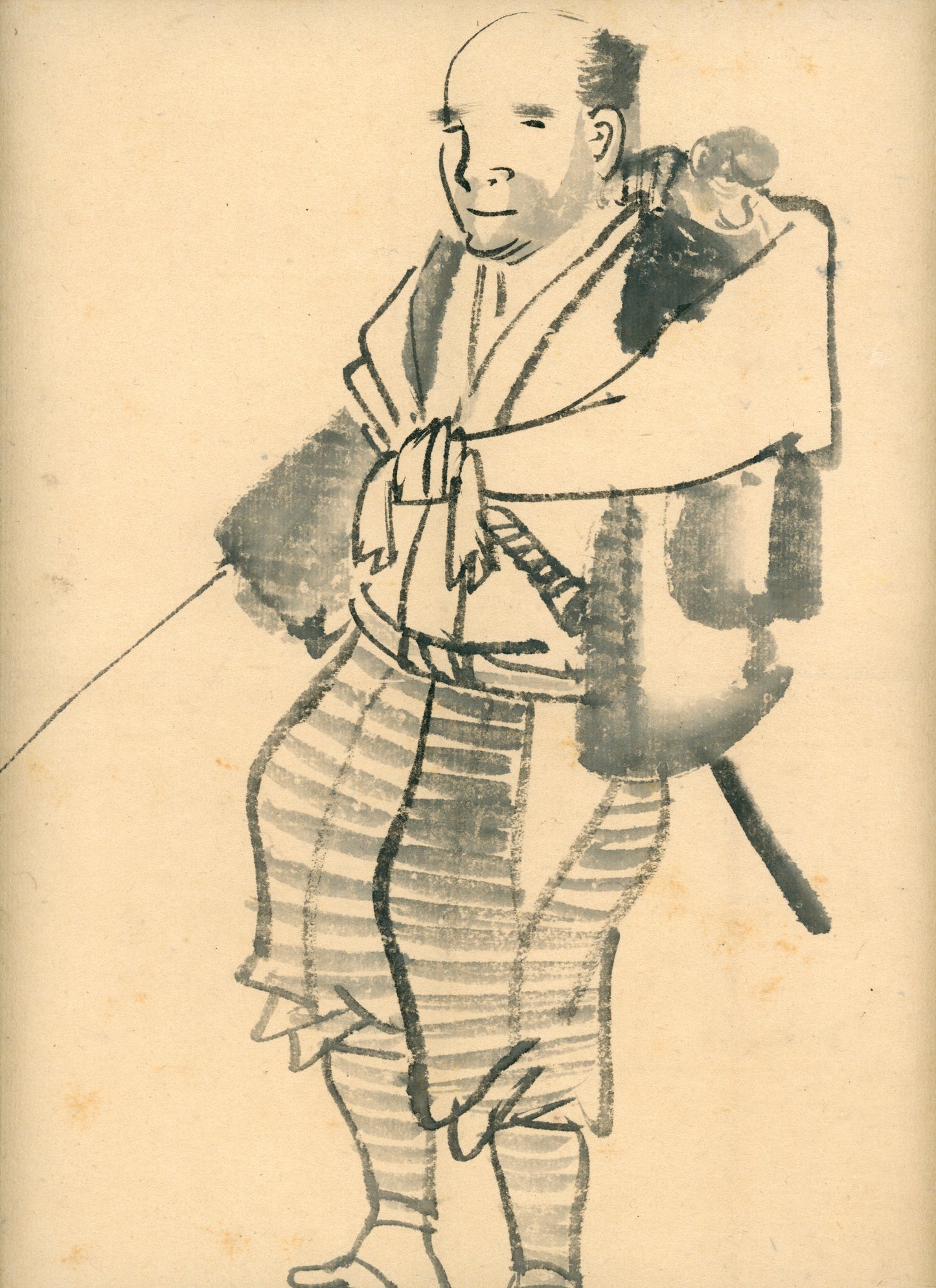 Matsukichi Shōkei (松吉樵渓) ?-1870, long emakimono  "Collection of Painting Models by the Late Master Shōkei Matsukichi"