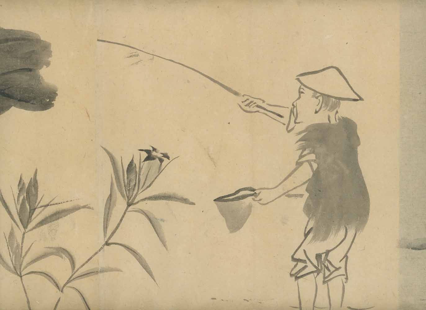 Emakimono scroll 絵巻 - 池大雅 Ike no Taiga, ca. 1760