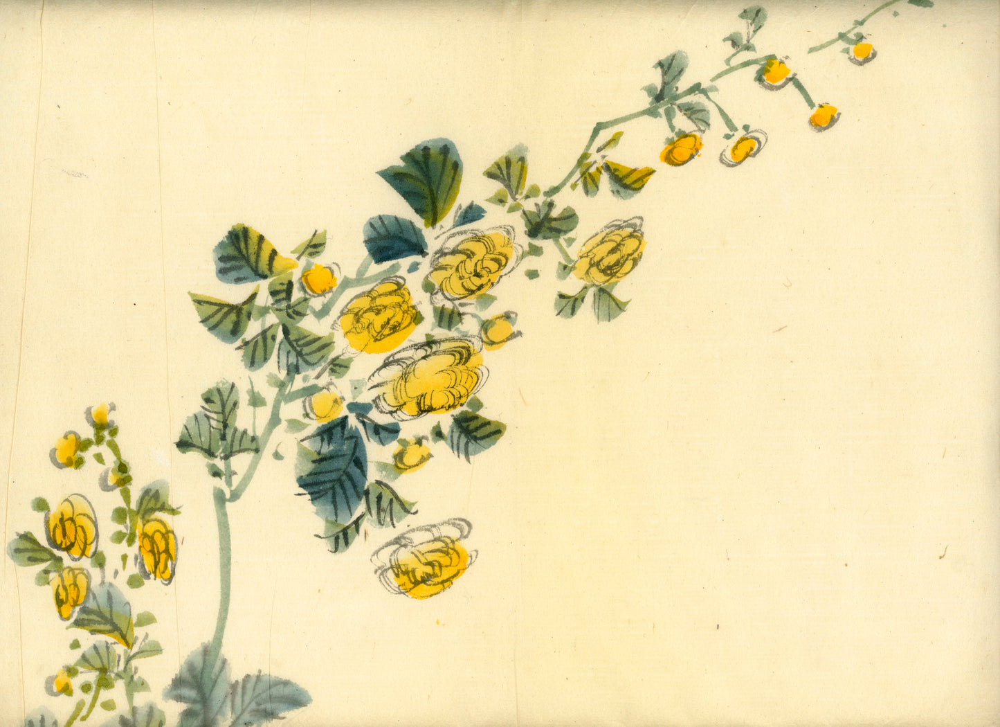 2 emakimono scrolls 花鳥畫 / 4 kakejiku scrolls  Goto Shugai 1886-? 後藤秋崖