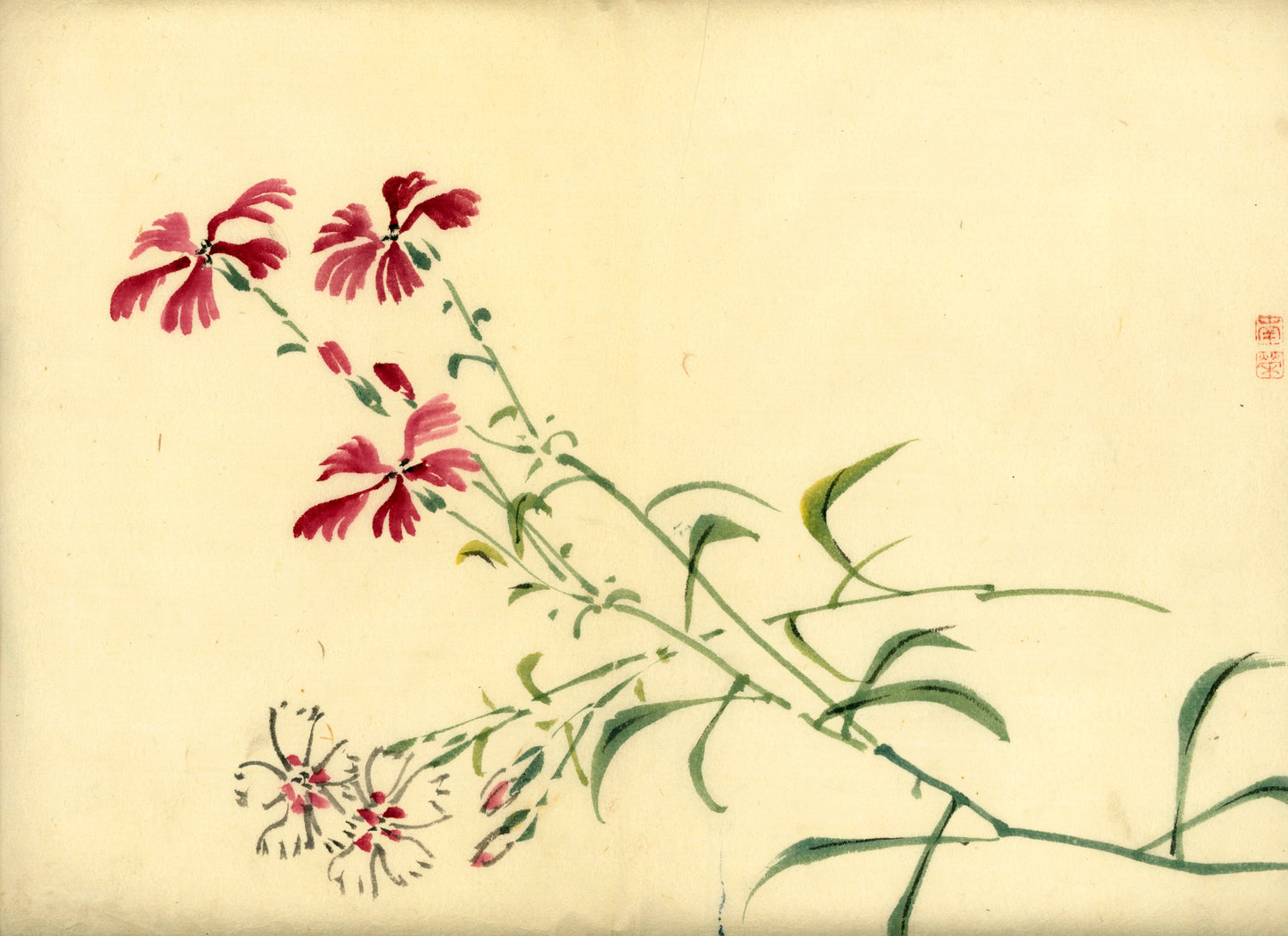 2 emakimono scrolls 花鳥畫 / 4 kakejiku scrolls  Goto Shugai 1886-? 後藤秋崖