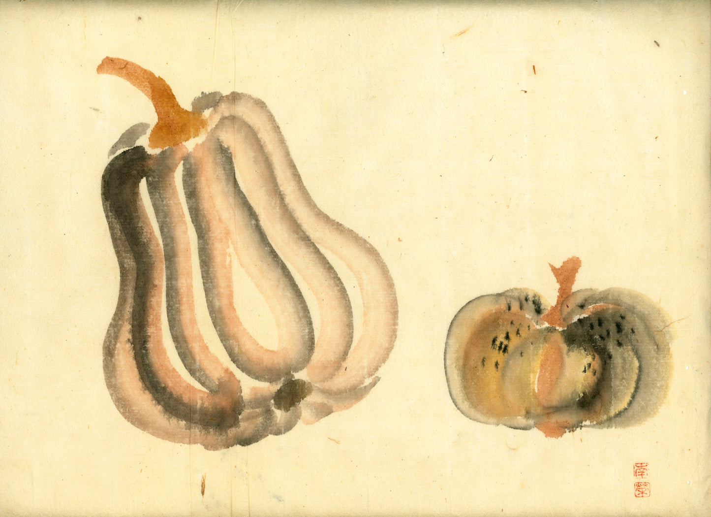 2 emakimono scrolls 花鳥畫 / 4 kakejiku scrolls  Goto Shugai 1886-? 後藤秋崖