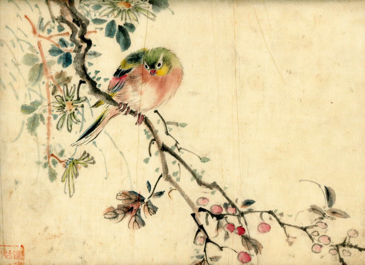 2 emakimono scrolls 花鳥畫 / 4 kakejiku scrolls  Goto Shugai 1886-? 後藤秋崖