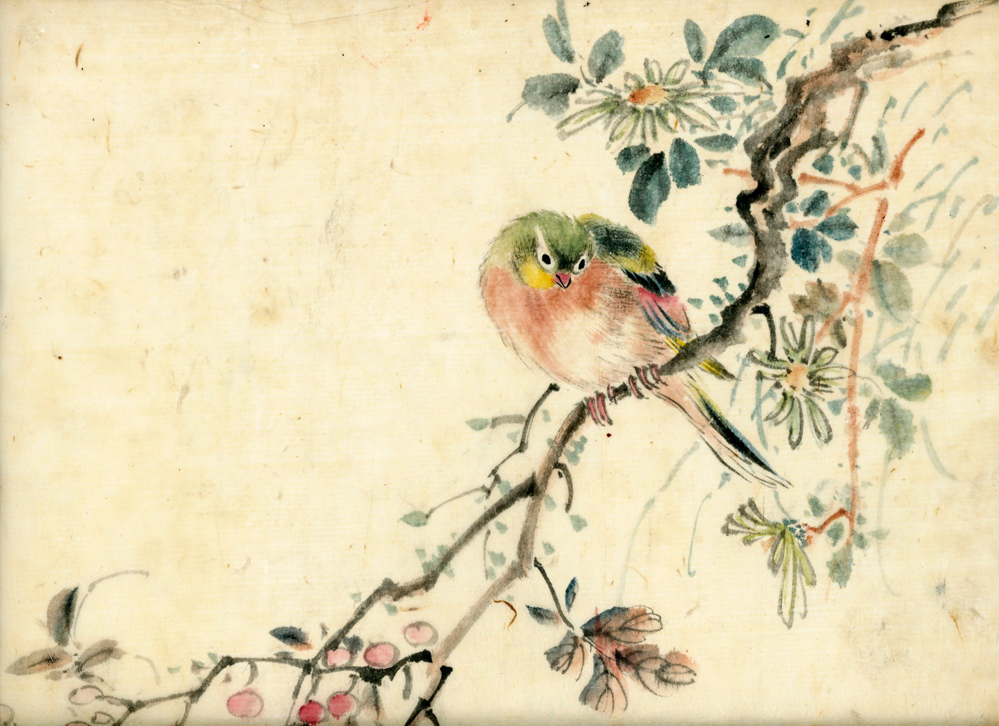 2 emakimono scrolls 花鳥畫 / 4 kakejiku scrolls  Goto Shugai 1886-? 後藤秋崖