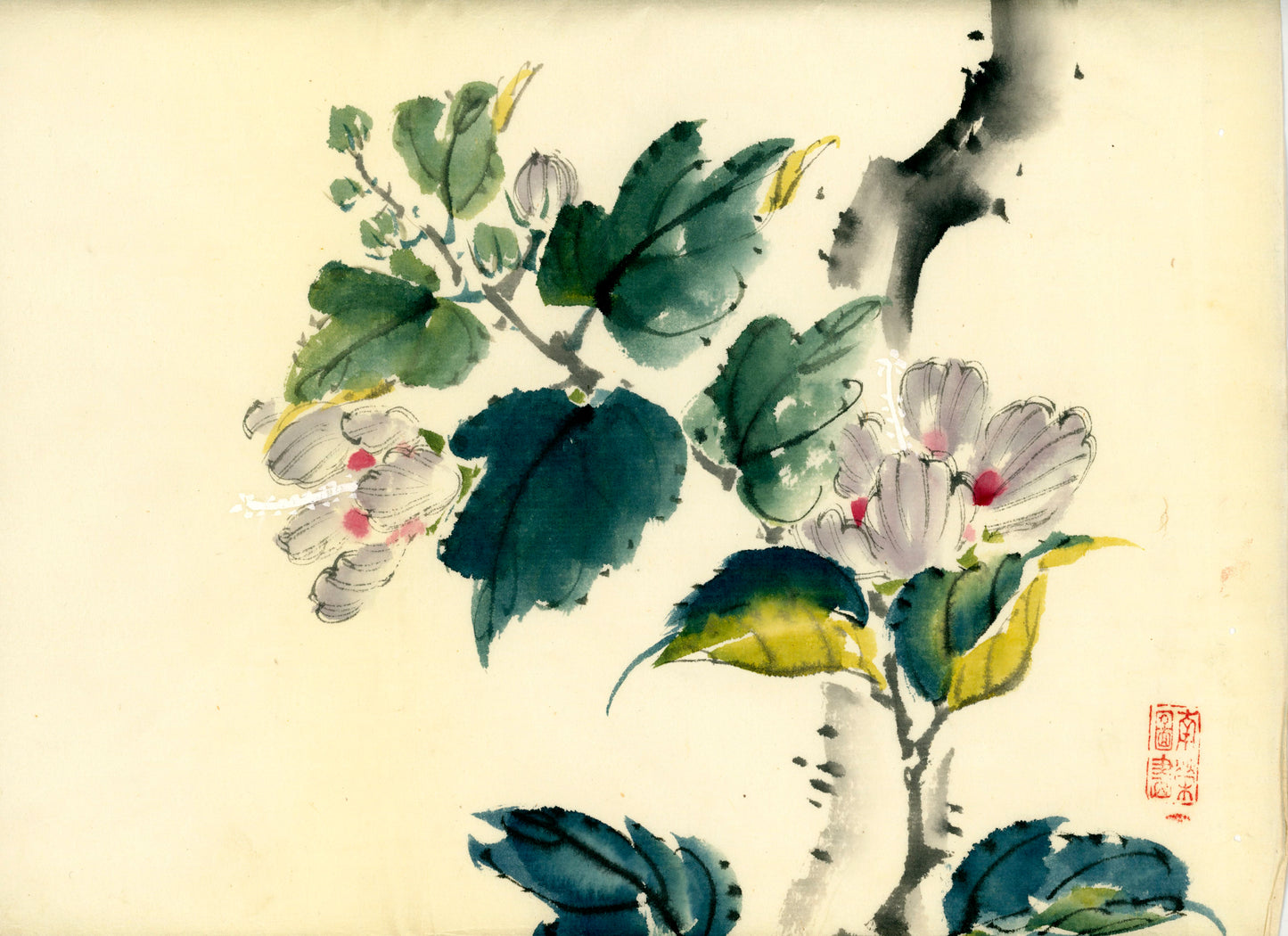 2 emakimono scrolls 花鳥畫 / 4 kakejiku scrolls  Goto Shugai 1886-? 後藤秋崖