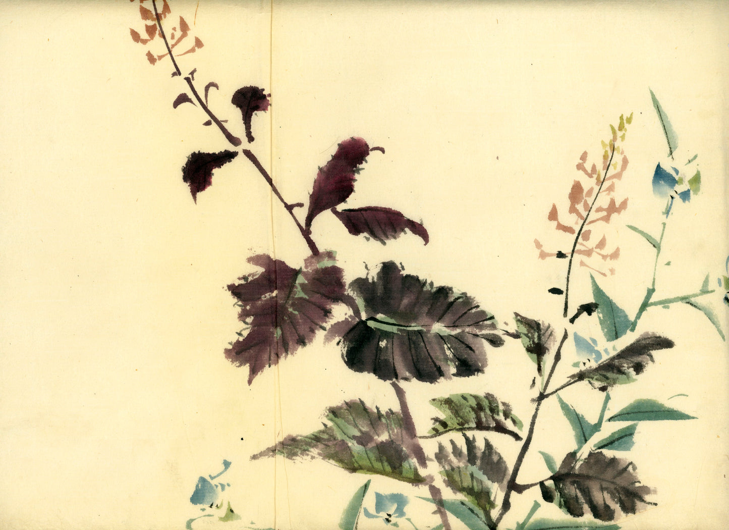 2 emakimono scrolls 花鳥畫 / 4 kakejiku scrolls  Goto Shugai 1886-? 後藤秋崖