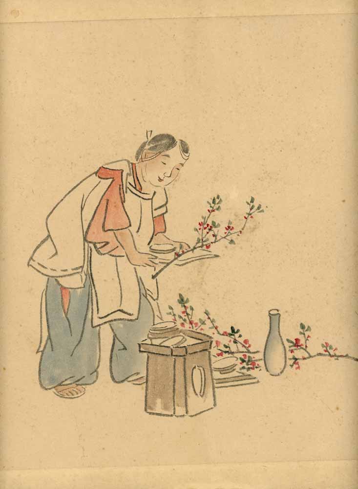 Emakimono scroll 絵巻  - Copy after 呉春 Goshun (1752-1811)