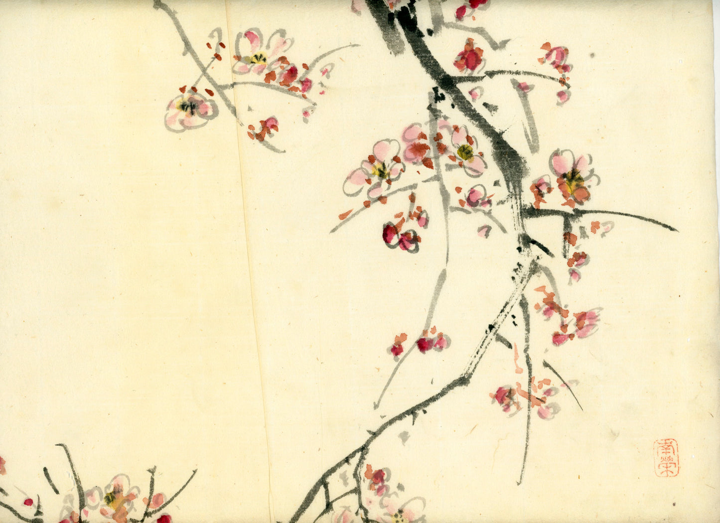 2 emakimono scrolls 花鳥畫 / 4 kakejiku scrolls  Goto Shugai 1886-? 後藤秋崖
