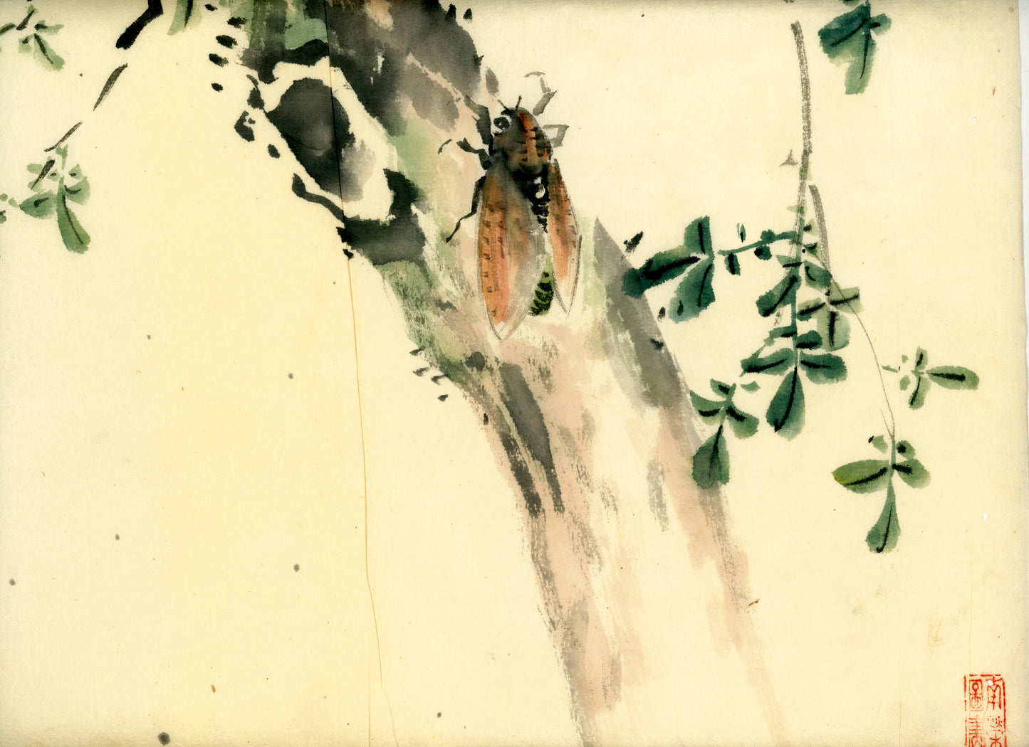 2 emakimono scrolls 花鳥畫 / 4 kakejiku scrolls  Goto Shugai 1886-? 後藤秋崖