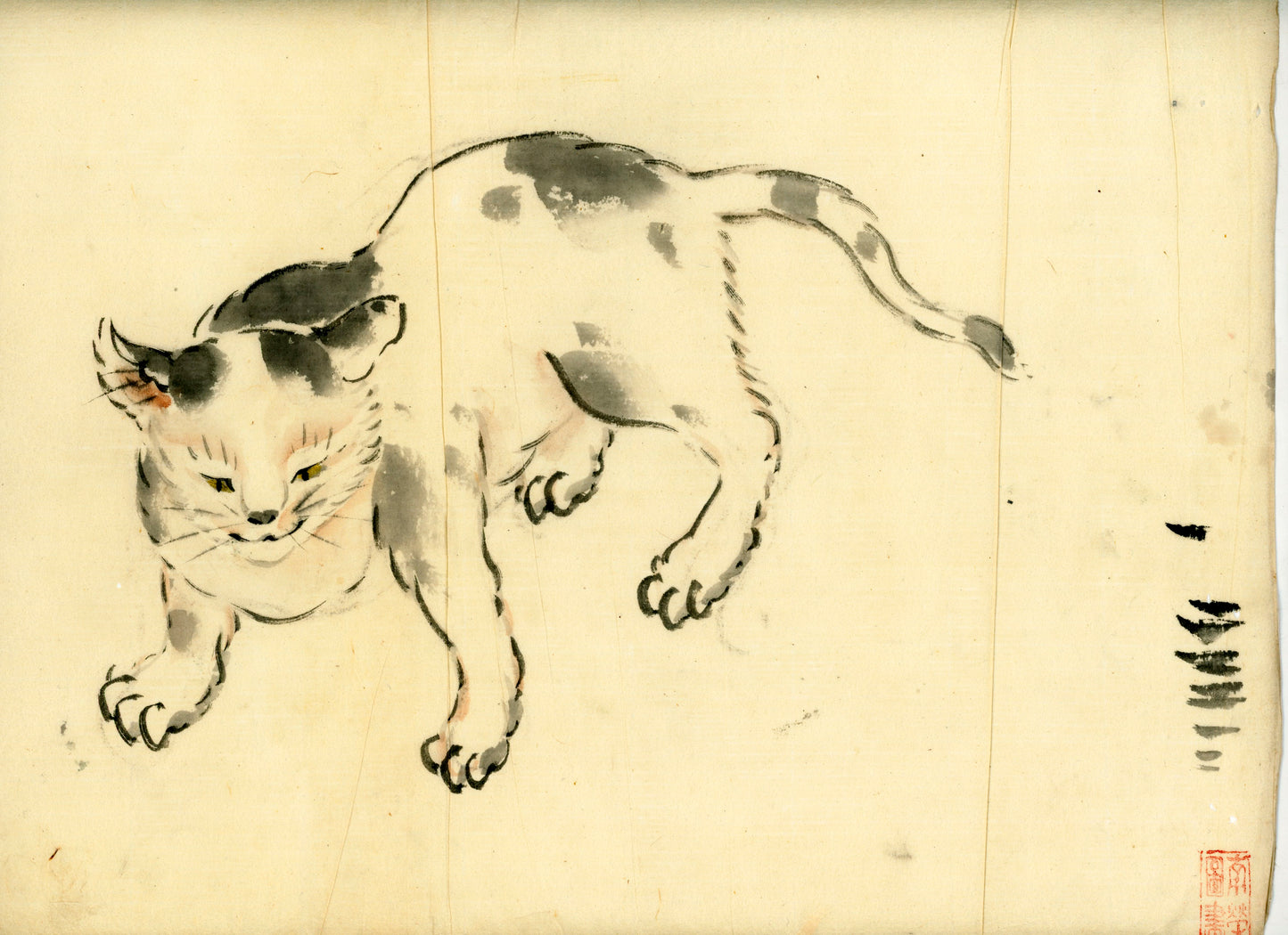 2 emakimono scrolls 花鳥畫 / 4 kakejiku scrolls  Goto Shugai 1886-? 後藤秋崖