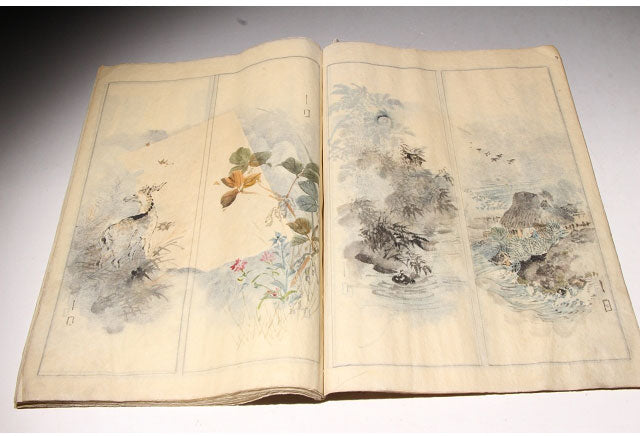 Shukuzu-jō (縮図帖) (sketchbook of miniatures) Meiji 27 -1894