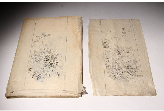 Shukuzu-jō (縮図帖) (sketchbook of miniatures) Meiji 27 -1894