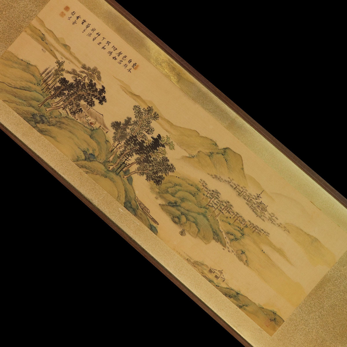 Unknown chinese scroll, ink on silk