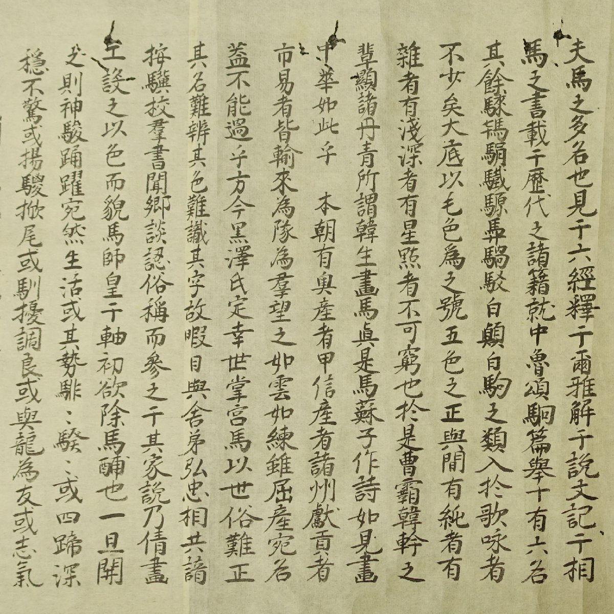 dated Shōhō (正保) 4 /1648 - 2 scrolls/ 42cm x 690/595 cm/One hundred Horses