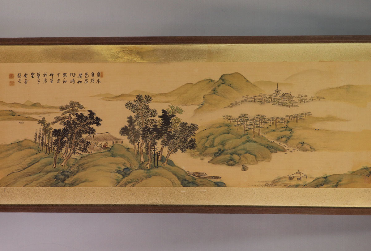 Unknown chinese scroll, ink on silk