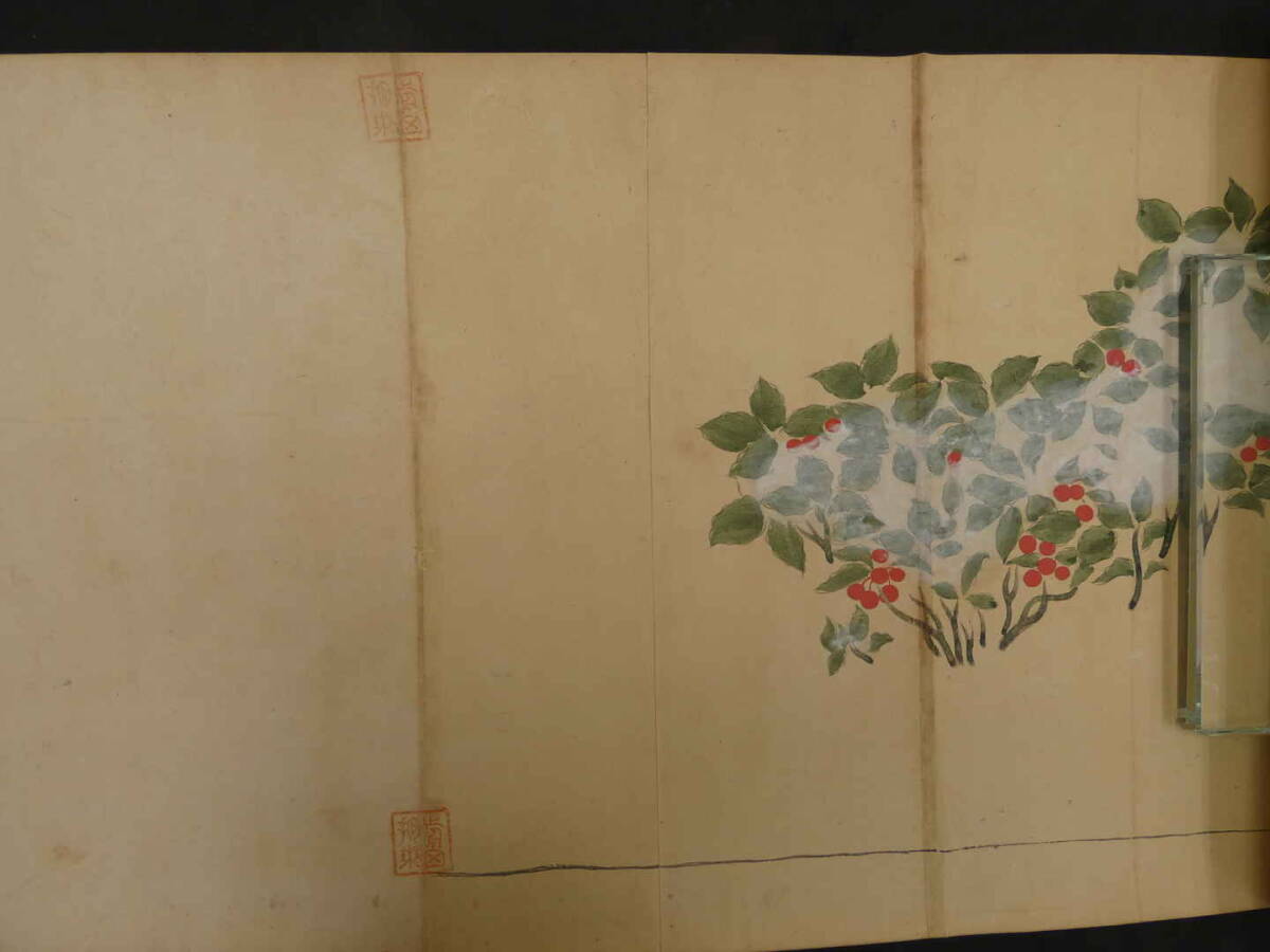 Emakimono scroll, after Okata Korin, ca. 1870