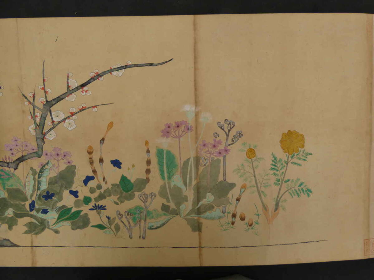 Emakimono scroll, after Okata Korin, ca. 1870