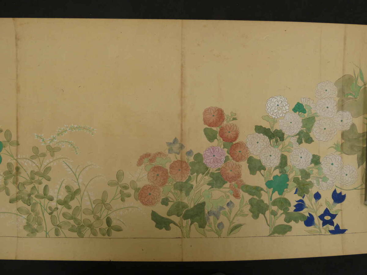 Emakimono scroll, after Okata Korin, ca. 1870