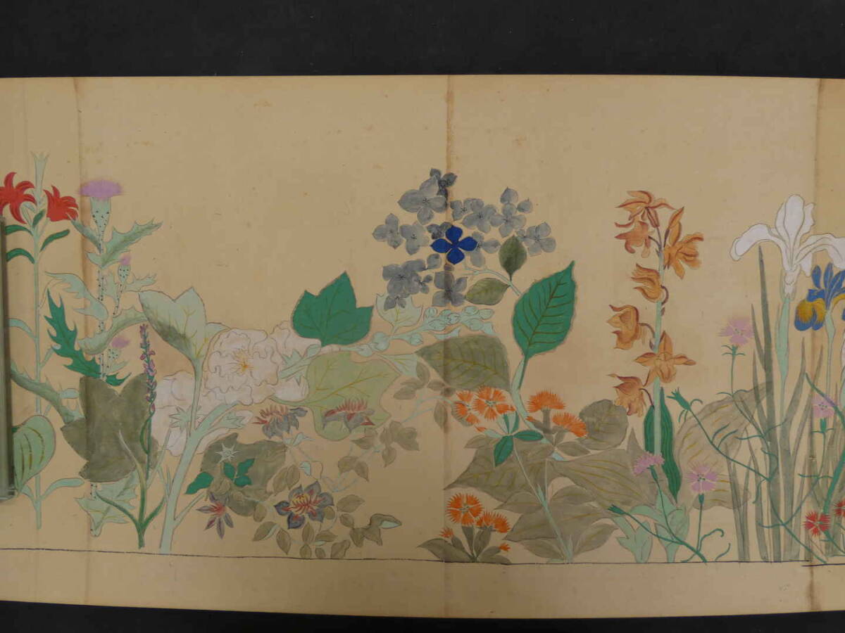 Emakimono scroll, after Okata Korin, ca. 1870