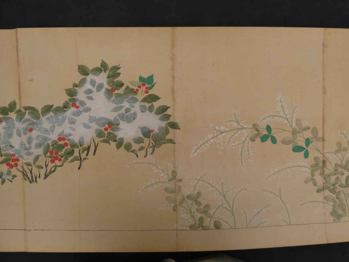 Emakimono scroll, after Okata Korin, ca. 1870