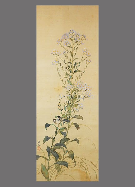 2 Kakejiku scrolls - 山口蓬春 Yamaguchi Hoshun 1893-1971 / Shuko Yoshida 吉田秋光 1887-1946