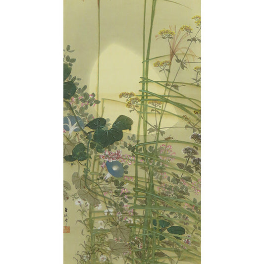 Kakejiku scroll / Okubo Gyokumin 1874-1949, ink, pigment on silk