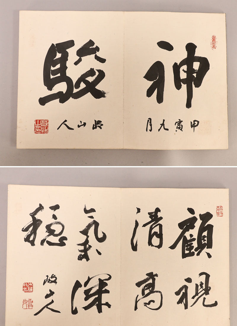 Terasaki Kogyo (寺崎広業) 1866-1919 Handpainted album 12 full page illustrations