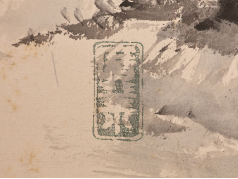 Terasaki Kogyo (寺崎広業) 1866-1919 Handpainted album 12 full page illustrations
