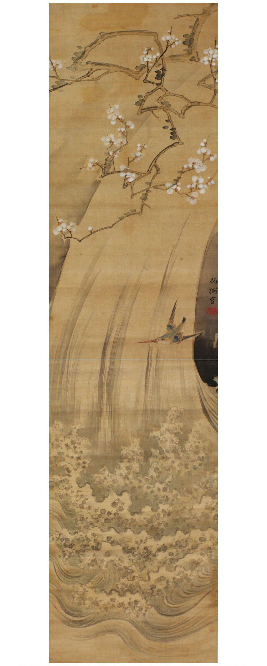 Tsubaki Chinzan 椿椿山 1801-1854, kakejiku hanging scroll